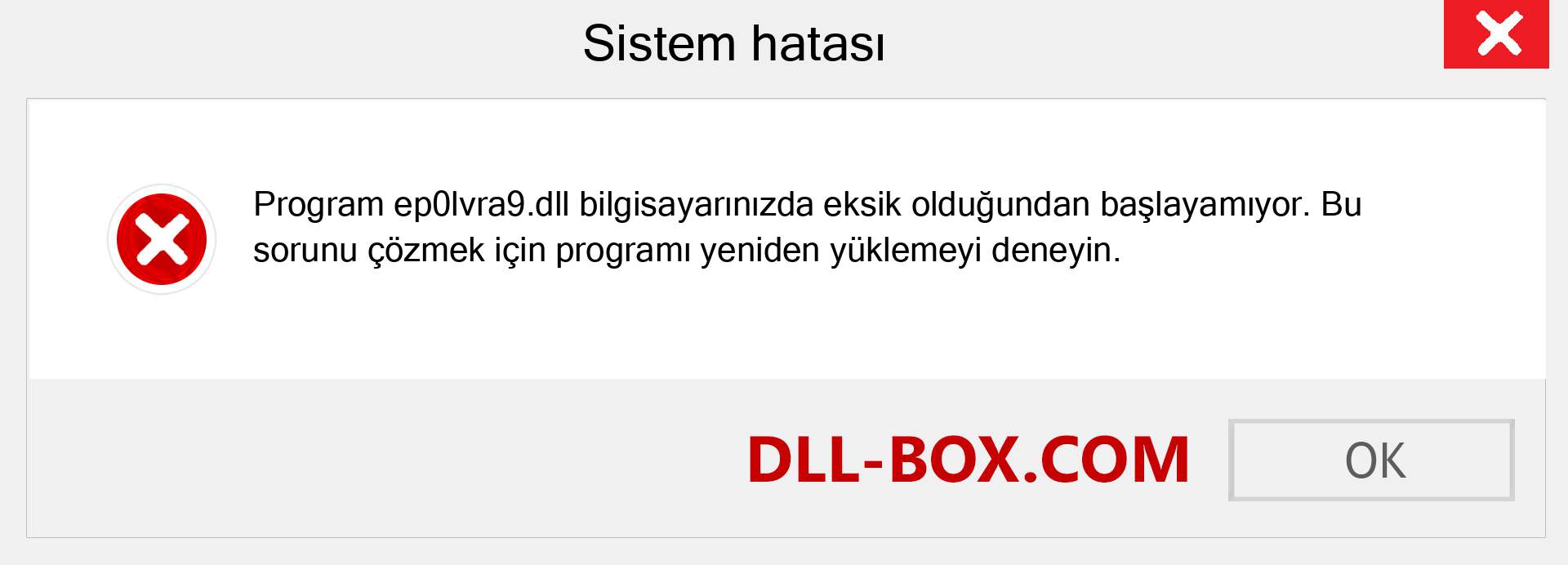 ep0lvra9.dll dosyası eksik mi? Windows 7, 8, 10 için İndirin - Windows'ta ep0lvra9 dll Eksik Hatasını Düzeltin, fotoğraflar, resimler